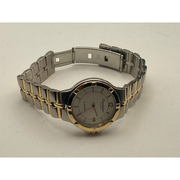 Gruen Precision Unisex Watch 35mm Gold and Silver Tones - New Battery - GP5010 - Picture 7 of 8